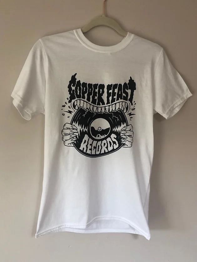 White Copper Feast Logo T-Shirt